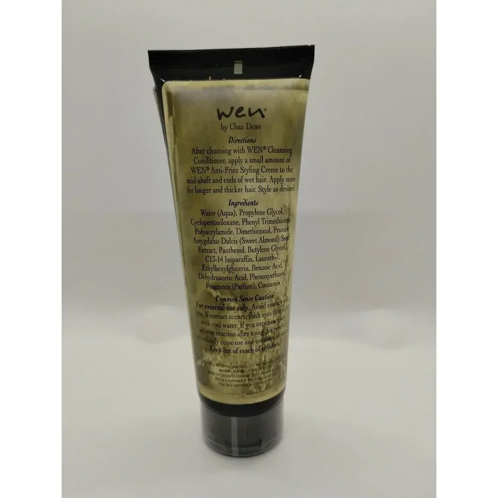 Wen by Chaz Dean • Sweet Almond Mint Anti-Frizz Styling Crème • 4oz • SEALED